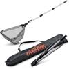 Paradox Fishing Rete da pesca in gomma, 2,1 m, telescopica, gommata, 2,1 m
