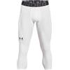 Under Armour UA HG 3/4 Legging, Pantaloni Uomo, Bianco, L