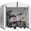 Sobuy - Tenda per Bicicletta Impermeabile Protezione uv Tenda da Garage per Biciclette Tenda Multiuso da Giardino in Colore Argento 159x219x165 cm,