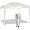 WOLTU Gazebo 3x3 Foldable Waterproof Resealable Garden Awning With Bag tre color Beige - Woltu