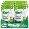 Winni's - Detersivo Lavatrice Ipoallergenico Color in Ecoformato, 100 Lavaggi, Adatto alle Pelli più Sensibili, con Materie Prime di Origine Vegetale, 1125 ml x 4 Confezioni