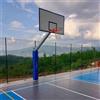 (12V) IMPIANTO BASKET/MINIBASKET MONOTUBO CM 15X15 SBALZO CM 225 + PIASTRA