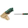 Sanelli 931605 Ceppo Coltelli Leck, Legno, Verde/Rosso, 5 unità & Premana Professional Acciaino, Acciaio Inossidabile, Verde/Rosso, 22 cm