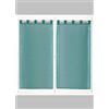 Atout Ciel Coppia di tende a zampa pronte da appendere, 2 x 60 x 90 cm, colore: Blu anatra