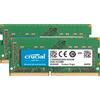 Crucial RAM Kit da 8GB (2x4GB) DDR4 2666MHz CL19 Memoria Laptop CT2K4G4SFS8266