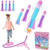 HappyKidsClub Razzo Spaziale Giocattolo, Regali Natale Bambina 3-10 Anni Femmina Giochi da Giardino per Bambini Giochi da Esterno per Bambina 3-11 Anni Femmina Giocattoli Bambina 3-12 Anni
