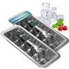 Dreiklang - be smart® Stampo per cubetti di ghiaccio in acciaio inossidabile 18/8 lucido con inserto a leva per una facile rimozione I sicuro per gli alimenti e resistente I senza plastica