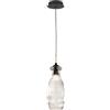 Ondaluce Lampada sospensione D12 cm in vetro soffiato Trasparente - MADAGASCAR Mod3