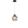 Ondaluce Lampada sospensione D18 cm in vetro soffiato Fumè - MADAGASCAR Mod1