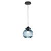 Ondaluce Lampada sospensione D18 cm in vetro soffiato Ottanio - MADAGASCAR Mod1