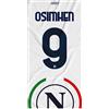 ssc napoli Telo Mare Osimhen, Unisex Adulto, Bianco