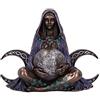 Nemesis Now Statuetta della dea tripla luna, in bronzo, 36 cm, splendidamente scolpita, ornamento della dea della tripla luna, regalo Wiccan, realizzato in resina pregiata, sapientemente dipinto a