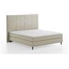 Atlantic Home Collection Letto a molle con testiera extra alta Ryan, color crema, 180 x 200 cm