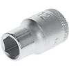 GEDORE Inserto per Chiave a Bussola, Attacco 1/2 pollici, 12.5 mm, Bocca Esagonale, Chiave a Bussola 12 mm, Utensile, 19 12, Acciaio Cromato