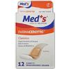 FARMAC-ZABBAN Cerotto Meds Strips Poliuretano Ipoallergenico Classico Grande 12 Pezzi