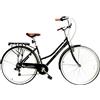 Versiliana Biciclette Vintage - City Bike - Resistene - Pratica - Comoda - Perfetta per moversi in città (BIANCO/NERO, DONNA 28)