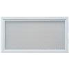 DEMLOU - Griglia di Ventilazione 40x20 cm Rettangolare in Alluminio Perforato Bianco RAL9016 - Diffusore Aria Calda Interno/Esterno con Rete Protettiva Verniciata a Polvere.