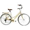 Versiliana Biciclette Vintage - City Bike - Resistene - Pratica - Comoda - Perfetta per moversi in città (PINK CIPRIA, DONNA 28)