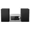 Panasonic SC-PM702EG-S Neat Impianto Stereo Compatto Micro Hi-Fi con CD, Radio DAB+/FM, USB e Bluetooth, Altoparlanti 80W, Controllo dei Bassi, Argentato.