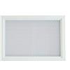 DEMLOU - Griglia di Ventilazione 30x20 cm Rettangolare in Alluminio Perforato Bianco RAL9016 - Diffusore Aria Calda Interno/Esterno con Rete Protettiva Verniciata a Polvere.