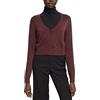 ESPRIT 112ee1i310 Maglione Cardigan, Bordeaux, XXL Donna