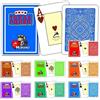 Modiano - Texas Hold'em Poker Carte da Gioco di 100% Plastica, 2 Angoli, Jumbo-Index - Arancione