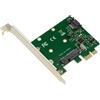 Kalea-INFORMATIQUE Scheda Controller PCIe mSATA + SATA - Interfaccia SATA 3.0 / 6GB