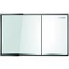 GEBERIT - SIGMA60 PLACCA DI COMANDO PER WC DOPPIO TASTO VETRO BIANCO 115.640.SI.1