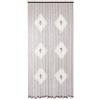 VERDELOOK - TENDA CON CORALLINI IN LEGNO DA INTERNO/ESTERNO 100 X 220 CM. 66 FILI MARRONE BEIGE 811/6