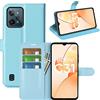 SRISHP Cover per Oppo Realme C31 4G, Flip Custodia Portafoglio Caso Libro Pelle PU e TPU Silicone Antiurto Cover per Oppo Realme C31 4G, Nero
