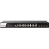 DrayTek Switch di rete DrayTek VigorSwitch G2280x Gestito Gigabit Ethernet (10/100/1000) 1U Nero, Acciaio [VSWITCHG2280X-DE-AT-CH]