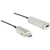DeLOCK 50m USB3.0-A + USB Micro-B/USB3.0-A cavo 3.2 Gen 1 (3.1 1) A A/Micro-USB B Nero, Argento [83740]