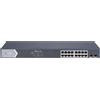Hikvision DS-3E1518P-SI switch di rete Gestito Gigabit Ethernet (10/100/1000) Supporto Power over (PoE) Nero [DS-3E1518P-SI]