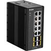 D-Link Switch di rete D-Link DIS‑300G‑14PSW Gestito L2 Gigabit Ethernet (10/100/1000) Supporto Power over (PoE) Nero [DIS-300G-14PSW]