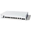Cisco Switch di rete Cisco Catalyst 1300 Gestito L2 Gigabit Ethernet (10/100/1000) Supporto Power over (PoE) Grigio [C1300-8T-E-2G]