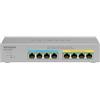 NETGEAR - RETAIL NETGEAR MS108TUP Non gestito L2 2.5G Ethernet (100/1000/2500) Supporto Power over Ethernet (PoE) Grigio