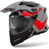 Airoh Casco Moto Adventure Airoh COMMANDER 2 REVEAL Rosso Fluo Opa