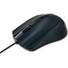 Waytex 65106 Mouse cablato USB nero con 3 pulsanti e sensore ottico, 1000 DPI Presa ergonomica Ambidestro per PC e Mac