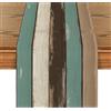 Artoid Mode Runner da Tavola Primavera Legno Rustico Antico Blu Planken, Decorazione Stagionale per Tavolo da Cucina e Pranzo per Casa Feste Decor 40x140 cm