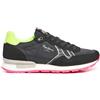 Pepe Jeans Brit Neon W, Scarpa da ginnastica Donna, Nero (Nero), 36 EU