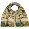 VON LILIENFELD® Scialle Seta Sciarpa Donna Accesorio Satin Arte Gustav Klimt: Albero della vita