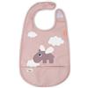 done bydeer Bavaglino Impermeabile con Tasca Happy Clouds Done By Deer Rosa