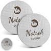 NOTSEK Puck Screen 54 mm, 2 pezzi 1 mm/1,7 mm di spessore per portafiltro, 150 μm in acciaio inox 316, 54 mm, con scatola di immagazzinaggio acrilico, accessorio per macchina da caffè
