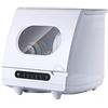 Generic Mini lavastoviglie portatile - Lavastoviglie automatica da tavolo con avvio ritardato, interno in acciaio inox e 6 coperti rack - ideale per appartamento o ufficio, nessun impianto idraulico