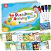 Coogam Matita Controllo Tracing Cartella di Lavoro, Impara a Scrivere Alfabeto ABC Lettere Numeri Libro di Scrittura a Mano Fine Motor Montessori Giocattolo Educativo per Bambini in età Prescolare