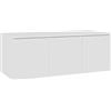 vidaXL Mobile Porta TV Buffet Madia unità Multimediale HiFi Mobiletto Basso Arredo Credenza Consolle Armadietto in Truciolato Bianco 80x34x30 cm