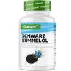 vit4ever Olio di semi di cumino nero - 420 Capsule - 1000 mg al giorno | Egiziano, naturale e spremuto a freddo - Autentico Nigella sativaCapsule di olio di semi di cumino nero ad alto dosaggio.