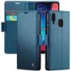 YFXPDF Cover Compatibile con Samsung Galaxy A40,Premium Pelle PU Portafoglio Libro Custodia Protezione Completa Slot Scheda Funzione Supporto,Blu