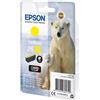 EPSON CARTUCCIA GIALLO EPSON CLARIA PREMIUM, SERIE 26XL/ORSO POLARE, IN BLISTER