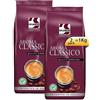 Splendid Aroma Classico, Caffè in Grani - Gusto corposo, aromatico e armonioso, ideale per espresso o cappuccino - Contiene 2 confezioni da 1kg (Totale 2 kg)